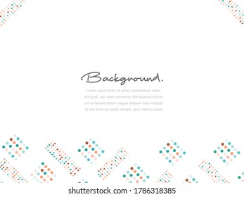 Creative minimal geometric dynamic shapes on white copy space background use for template, banner or wallpaper. Trendy Eps10 vector illustration.