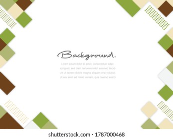 Creative minimal geometric dynamic shapes on white copy space background use for template, banner or wallpaper. Trendy Eps10 vector illustration.