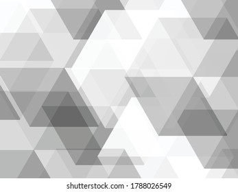 Mínimo creativo geométrico con formas dinámicas fondo abstracto de color blanco y gris para plantilla, pancarta o papel tapiz. Ilustración vectorial de moda Eps10.