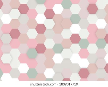 Creative minimal geometric dynamic shapes on white copy space background use for template, banner or wallpaper. Trendy Eps10 vector illustration.