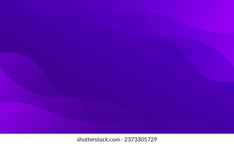 Forma geométrica creativa mínima con fondo morado. Papel de fondo de pantalla de color degradado con elemento fluido. Vector