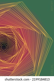 Creative Minimal Geometric Vector Poster Design with Lines and Gradient Colorful Circles. Collection of Abstract Backgrounds for Covers, Flyers, Templates, Booklets, Cards, Brochures, Branding, etc.