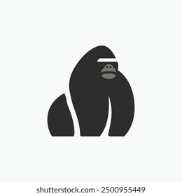 Creative minimal Gorilla logo template