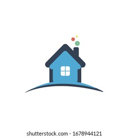 Creative Minimal Home Logo Design For Real Estate =