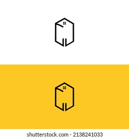 Creative Minimal initial letters CJ House Box logo.It will be suitable for which company or brand name start those initial