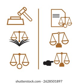 Ein kreatives Minimalgesetz-Symbolset