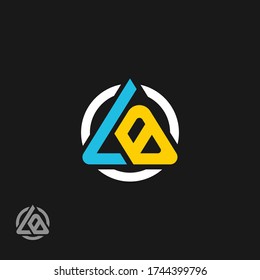 kreatives minimales LB Logo-Symbol-Design im Vektorformat mit Buchstabe L B