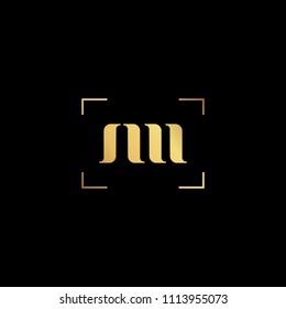 Creative minimal  logo design and Unique symbol with NN NM MN.