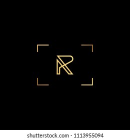 Creative minimal  logo design and Unique symbol with P R RP PR.