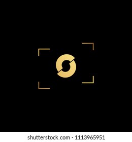 Creative minimal logo design and Unique symbol with S O OS SO.