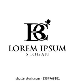 Creative Minimal Luxury Style Initial based BC logo