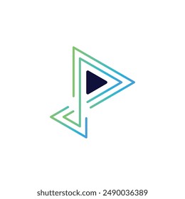 Símbolo de diseño de logotipo PS y PS con monograma monocromo mínimo creativo. Símbolo de alfabeto gráfico