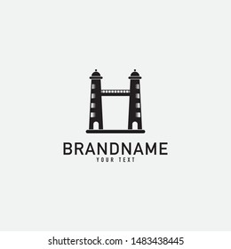 Creative minimal monochrome monogram symbol. Universal elegant vector emblem. Premium business logotype. Graphic symbol for corporate identity. Abstract logo. Minimalist logo design and simple element