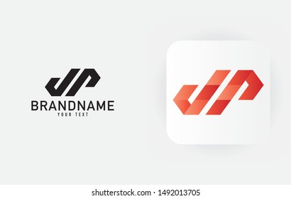 Creative minimal monochrome monogram symbol. Premium business logo for corporate identity. Minimalist logo design and simple element. Beautiful logo branding.