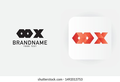 Creative minimal monochrome monogram symbol. Premium business logo for corporate identity. Minimalist logo design and simple element. Beautiful logo branding.
