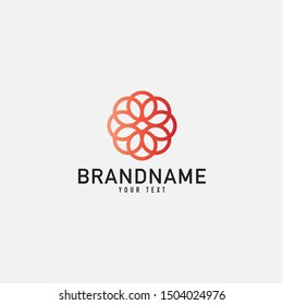 Creative minimal monochrome monogram symbol. Premium business logo for corporate identity. Minimalist logo design and simple element.