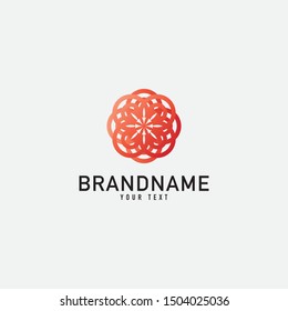 Creative minimal monochrome monogram symbol. Premium business logo for corporate identity. Minimalist logo design and simple element.