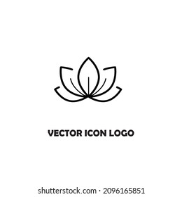 logotipo del icono del vector de imagen de hoja