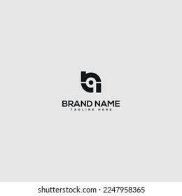 Creative minimal NP PN letter business logo initial based Monogram icon vector.