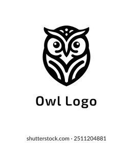 Creative and minimal owl logo
