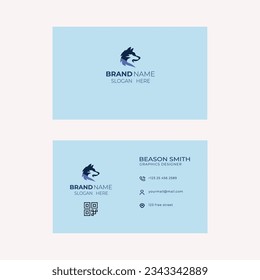 Creative Minimal Retro Unique Business card Template Design