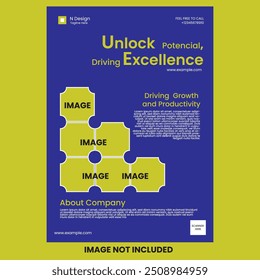 CREATIVE MINIMAL SIMPLE BUSINESS MODERN A4 SINGLE SIDED FLYER DESIGN TEMPLATE