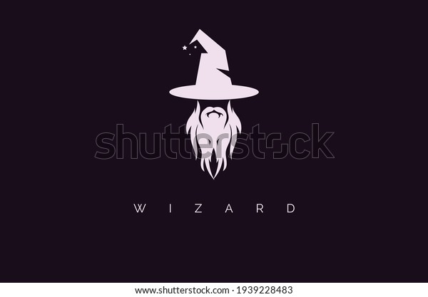 Creative minimal wizard\
warlock logo