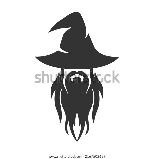 Creative Minimal Wizard Warlock Logo Wizard Stock Vector (Royalty Free ...