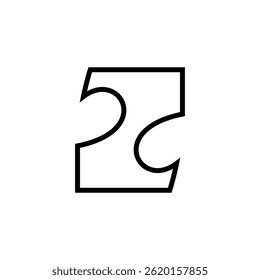 Creative and Minimal Z Letter Logo Design Shape