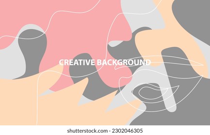 kreativer minimalistischer Hintergrund mit sanfter Farbe