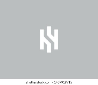 Creative minimalism business shield logotype icon symbol. Letter S, H vector line logo design. 