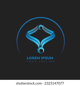 Creative minimalist abstract elegant logo design template for your business