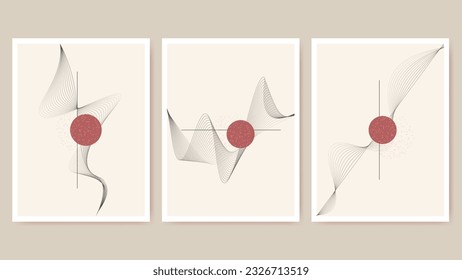 Creative minimalist abstract wall art. Design for wall decoration, postcard, poster or brochure, Modern Poster Art. Abstract Wall Art. Digital Interior Decoration Art sstkabstract