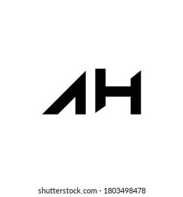 Creative Minimalist Ah Vector Logo Design Stock Vector (Royalty Free ...