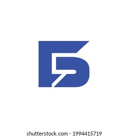 Creative Minimalist Alphabet Initial Letter Mark Monogram Logo FS Editable in Vector Format 