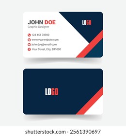 Creative Minimalist Business Card Layout