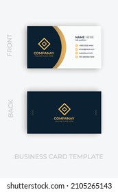 Creative and minimalist Business card Template