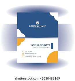 Template de carte de visite créative et minimaliste