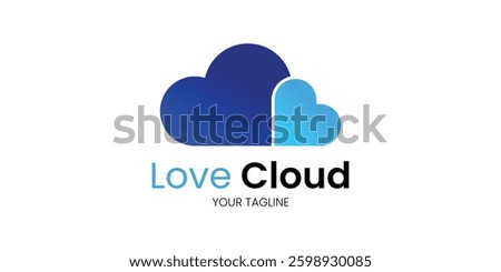 creative minimalist cloud logo design