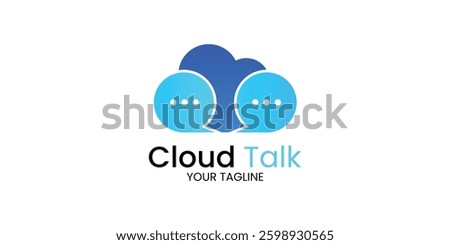 creative minimalist cloud logo design
