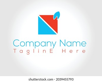 Logo des Unternehmens für kreative minimalistische Farbgestaltung