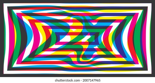 Creative minimalist contemporary art illustration, wall decoration, postcards, stickers, icons, brochure cover design. Playful composition of geometric shapes and lines. Traditional printing inspired.