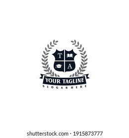 creative minimalist design university logo