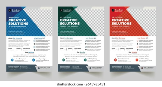 Creative and Minimalist flyer, perfect for any personal or corporate use. It’s ideal for any company project. You can edit easily this flyer, It’s 100% customizable.