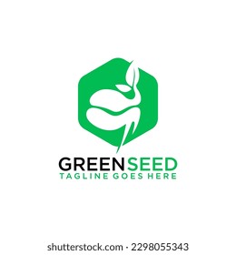 Creativo y minimalista" Diseño del logotipo "VERDE SEED".