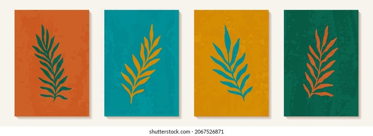 Dibujo a mano creativo minimalista Resumen de fondo artístico. Ilustraciones estéticas modernas. Estilo bohemio Colección de diseño artístico contemporáneo para la decoración de paredes, postales, afiches, folletos