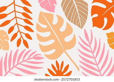 Creative minimalist hand draw Abstract art background. Modern aesthetic background.
