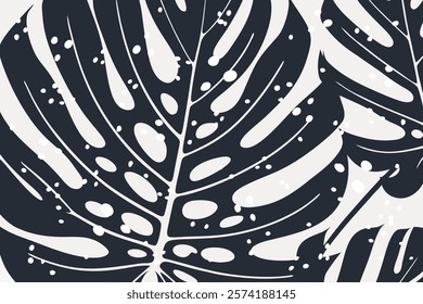 Creative minimalist hand draw Abstract art background. Modern aesthetic background.