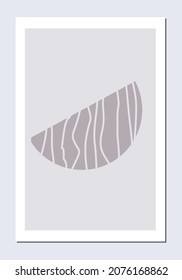 Ilustraciones minimalistas creativas de dibujos a mano para la decoración de paredes, postales o diseños de portada. Dibujar a mano elementos de diseño vectorial. EPS10 vectores.