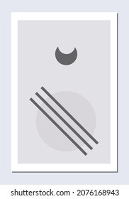 Ilustraciones minimalistas creativas de dibujos a mano para la decoración de paredes, postales o diseños de portada. Dibujar a mano elementos de diseño vectorial. EPS10 vectores.